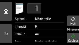 figure : écran tactile